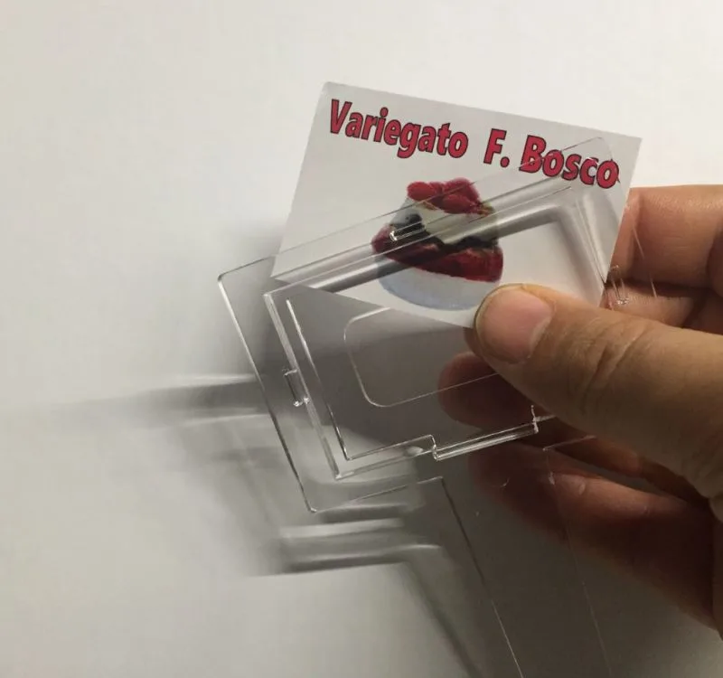 Paletă Marcaj Sortimente Gelato cu Buzunar pentru Etichetă 8,5x5 cm