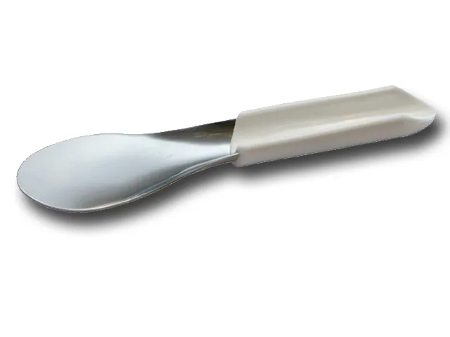 Spatulă Profesională Inox 18:10 cu Mâner Plastic pentru Carapine – 20 cm